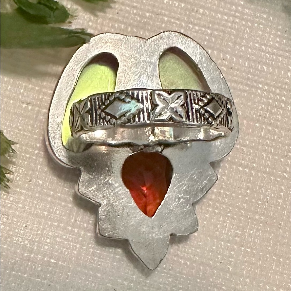 Ruby In 925ss Ring - image 7